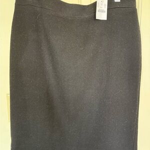 J. Crew Black Pencil Skirt